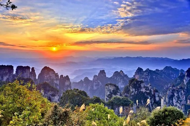 張家界秋天游記：放大的盆景，縮小的仙境